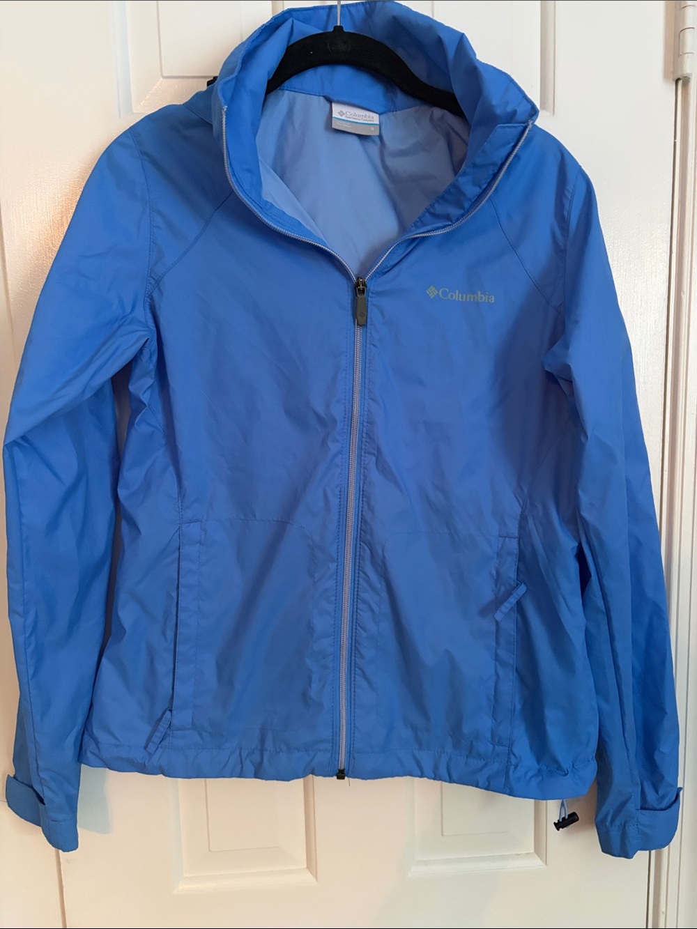Columbia Women's Blue Packable Rain Wind Jacket